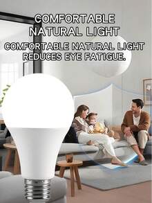 2/4/6/8Pcs LED Bulb E27 13W 220V LED Indoor Lighting Bulb High Brightness And Low Energy Consumption Living Room Home LED Light Bulbs - White - View 5