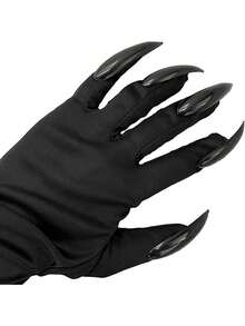D EXCEED 1 Paar Damen Halloween Krallen Handschuhe - perfekt für Kostümpartys, Cosplay-Events, thematische Veranstaltungen und gruselige Feiern