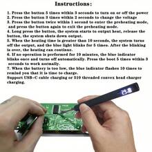 1 Stück/2 Stücke/3 Stücke 320mAh 510 Mini Lötkolben Stift Set, Digitales Bildschirmdisplay, 3-stufig einstellbare Spannung und tragbares Design - perfekt für DIY-Projekte, Elektronikreparaturen mit USB-C Schnellladefunktion