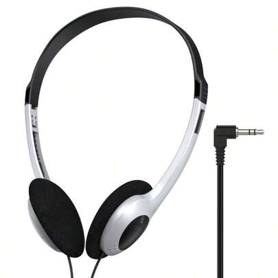 Retro trådbundna hörlurar, klassiska hörlurar för fotografering, MP3, musik, smartphone, surfplatta, dator, spel