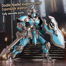 13 Movable Joints Arthur King Lich King Knight Robot Action Figure Assembling Toy Model, Gift For Boys