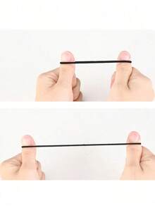 100/200/400pcs Women's All-Match Minimalist Hair Ties In Chic Black/Brown/Beige Canisters, Elastic, Fashionable, Versatile, Elegant, Simple Colored Hairbands For Daily Wear, Casual Parties, Work, Vacation, Ponytails, Buns, Facial Cleansing, Showering, Makeup Application And Accessorizing Outfits, Headgears And Accessories Ponytail Holders Hair Elastics Hair Rubber Bands Scrunchies Hair Rope, Hair Bobbles