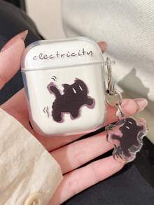 1 hộp đựng tai nghe Bluetooth hình mèo dễ thương kèm móc khóa hình mèo, tương thích với tai nghe Apple. - Nhiều màu - Xem 6