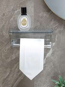 Toilet Paper Holder, Bathroom Tissue Box Wall Mounted, Luxury Glacier Texture Toilet Paper Dispenser, Suitable For Bathroom, Kitchen, Hotel