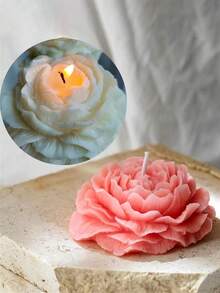 1 Packung Blumen Kerzen Silikonform, Seifenform, Epoxidharz Gips Ton Formform.