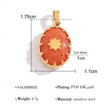 Accessori essenziali per gioielli fai-da-te in stile bohémien, con pietre naturali colorate e pendenti in acciaio inossidabile realizzati a mano, ideali per collane, bracciali, orecchini e regali, perfetti per le vacanze