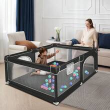 120*160*66cm Baby Bib - Baby Bib With Storage Bag - Black - View 6