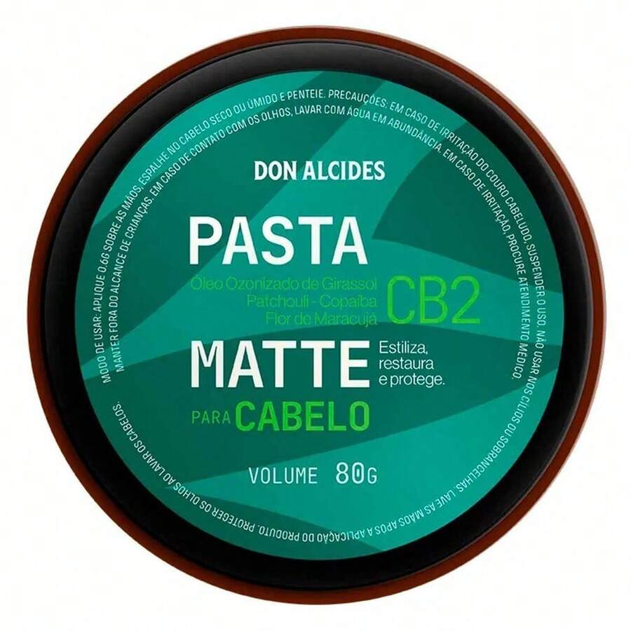 POMADA MATTE PARA CABELO CB2 OZONIZADO DON ALCIDES - Multicolorido - Visão 1