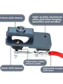 Upgrade 35mm Concealed Hinge Jig Kit Woodworking Hinge Boring Jig Drilling Guide Locator For Face Frame Cabinet Cupboard Door