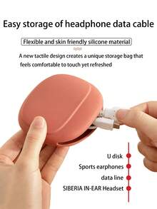 3/2/1 Chiếc Hộp đựng tai nghe silicon unisex, Ví đựng tiền xu tối giản, Hộp đựng phụ kiện kỹ thuật số, Hộp sắp xếp cáp, Túi đựng dây tai nghe, Đồ dùng học tập, Túi đựng chống rơi chống thất lạc, Hộp đựng dây tai nghe cáp dữ liệu di động, Túi du lịch đựng sạc dự phòng, Sạc dự phòng, Hộp đựng sạc, Hộp đựng tai nghe, Sạc dự phòng cho ký túc xá, nhà, cắm trại, Phụ kiện máy ảnh kỹ thuật số - Nhiều màu - Xem 9