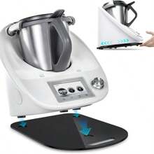 1 pieza Alfombrilla antideslizante de plástico de moda adecuada para licuadoras Thermomix TM5/TM6 - Soporte de fijación con tornillo, Almohadilla antideslizante para electrodomésticos de encimera