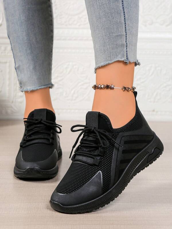 Women's Mesh Breathable Casual Shoes, Lightweight Soft Sole Slip-On Sneakers, Versatile For Summer 2025 And Autumn