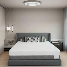 Colchón Espuma Viscoelástico Para Sueño Perfect 190x135x25cm - ceniza blanca - Ver 8