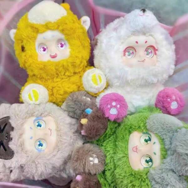 1pc Official Interesting Story Naughty PAPA Nest Series Cute Plush Doll Pendant Figurine Gift Blind Box