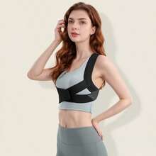 1pc Women's Thin Elastic Waist Protector Belt, Breathable Thermal Lumbar Support For Spring/Summer, Suitable For Air-Conditioned Rooms, Postpartum, Middle-Aged & Elderly, Outdoor Sports, Yoga, Running - Multicolor - View 6