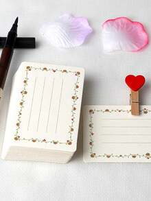 20 张空白 DIY 涂鸦卡 - 复古花卉设计，非常适合感谢信、婚礼请柬和节日祝福（圣诞节、母亲节、情人节）、明信片、礼物 - 彩色 - 查看 6