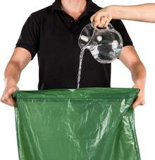 Relevo 100%  Bin Liners, Heavy Duty 30 L, 45 Bin Bags With Drawstrings - G - 30 L - View 6