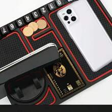 360° Rotatable Car Phone Non-Slip Mat, Dashboard Navigation Holder, Car Accessories