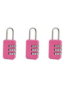 1pc Mini High-Grade Metal Combination Lock, 3-Digit Password, Suitable For Luggage, Suitcases, Gym Lockers, Drawers, Ideal Travel Accessory, Portable, Durable, Anti-Tamper, Compact Design, Convenient To Carry, Essential For Travel And Back To School Season - Multicolor - View 23