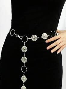 1 Peça Corrente de Cintura Oca Feminina, Acessório Versátil e de Alta Qualidade, Adequado para Uso Diário, Festa de Aniversário, Vestido de Casamento, Decoração de Cintura no Outono, Halloween