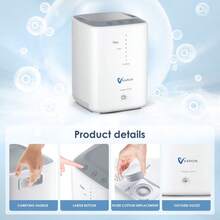 Stylish Home Oxygen Concentrator  - Oxygen & Nebulizing 2-in-1 - Weiss - Übersicht 3
