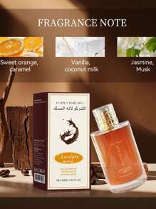 50毫升/1.69液体盎司女士巧克力麝香香水 - 持久留香喷雾，不含酒精，不刺激皮肤，日常香水，送给她的完美礼物（圣诞节、万圣节）