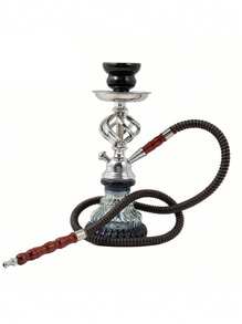 1 szt. szisza, akcesoria, szisza wodna, szisza, bonga do palenia, akcesoria, szisza jednorurowa, 1 szt. szisza, akcesoria, szisza wodna, szisza, szisza, bonga do palenia, szisza jednorurowa, przenośny zestaw fajki wodnej Solo-Pipe Arabian, szklana fajka wodna - zawiera wszystkie akcesoria, nie wymaga prądu, artykuły szkolne, nadaje się na imprezy, do akademików, barów, klubów nocnych, do codziennego użytku domowego oraz zarówno dla mężczyzn, jak i kobiet.