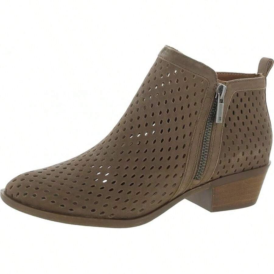 Women's Basel Ankle Bootie - Fashionable Footwear - Brindle Perf - View 1