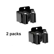 Soporte de pared para escoba y utensilios, 2/4 piezas, soporte de pared para herramientas, incluyendo material de montaje, para montaje en pared de utensilios de jardín como escoba, trapeador, pala, herramientas - Multicolor - Ver 13