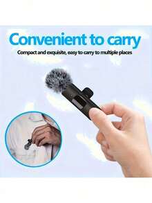 Microphone sans fil Lavalier pour smartphone, microphone sans fil plug-and-play pour l'enregistrement vidéo/audio, micro-cravate pour interview/vlog/enseignement