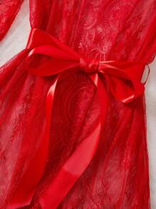 加大码蕾丝和性感紧身衣组合，完美的睡衣套装