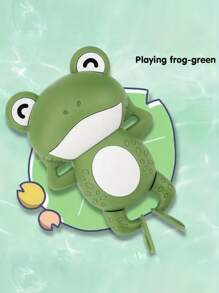 1PC Fun Swimming Frog Bath Toy,Frog Swimming Water Play Toy,Parent Child Interactive Games,Prepare A Perfect Birthday Water Play Gift For Children,Collapsible Beach Toys,Outdoor Water Play,Water Pool - Multicolor - View 6