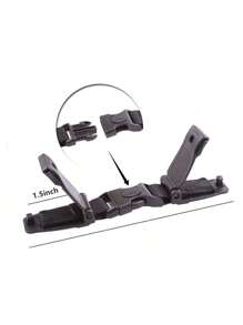 1pc Child Car Seat Strap Buckle, Backpack Strap Adjuster, Chest Clip Fastener, Car Accessories