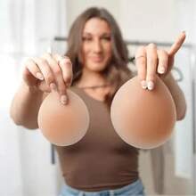 CAKES Circles - The Viral "Not Sticky" Nip Cover - Official CAKES - Product Does NOT Provide Lift - Womenswear, Seamless - 焦糖 - 查看 2