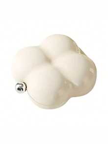 Cloud Shaped Mini Jewelry Storage Box Medicine Box - Portable Multi-Grid Storage Box For Rings, Necklaces, Earrings And Bracelets, Seven-Day Portable Medicine Box With Divided Compartments To Prevent Odors, Large Capacity Portable Moisture-Proof Pill And Medicine Storage Box, Durable Plastic Material With Safety Buckle Design, Pearl Glossy Surface, Multi-Layer Partitions, Jewelry Organizer - Multicolor - View 13