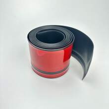 1pc 8cmx2m Flexible Baseboard Made Of Soft PVC Kickboard Line, Floor Skirting Line, Waterproof Self-Adhesive Vinyl Wall Base Cove Base