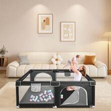 120*160*66cm Baby Bib - Baby Bib With Storage Bag - Black - View 5