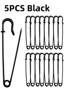 5-30 件大号服装安全别针 耐用绗缝毯别针 金银装饰别针 适用于帆布羊毛服装工艺品 DIY 珠宝工艺品 - 彩色 - 查看 22