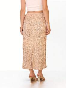 2025BR NEW Sequined Skirt - Bronze - View 4