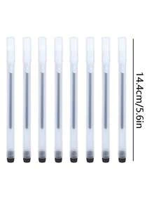 10/20/30/50pcs Middle Eastern Style Creative Transparent Frosted Gel Pens - Black and White - View 4