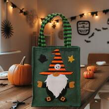 1 buc/3 buc Decorațiuni de Halloween pentru păpuși cu desene animate, geantă de in cu oameni din pădure, geantă de bomboane pentru păpuși fără chip, en-gros pentru evenimente de sărbători, consumabile pentru petreceri