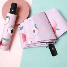 1pc Compact Foldable Umbrella - Waterproof, UV Protection, Portable Travel Umbrella, Dry & Wet Separation, Cute Umbrella - Multicolor - View 12