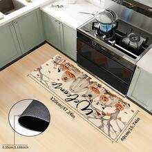 1 pieza Felpudo de Halloween, estampado abstracto de fantasma, animal y calabaza de dibujos animados, antideslizante de diatomita, alfombra de cocina, felpudo, alfombra rectangular impresa en 3D, adecuada para sala de estar, dormitorio, pasillo, baño, lavandería, decoración del hogar interior y exterior - Multicolor - Ver 26