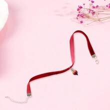 Long Tiantian Goth Necklace Jewelry Blood Vial Necklace Black Choker Necklaces For Woman Blood  Choker Necklaces Goth Vampire Accessories Cosplay Costume - 白色 - 查看 7