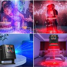 Lampu Pesta, Lampu Disko DJ, Lampu Strobo Laser, Proyektor Bertenaga USB, Dekorasi Pesta Rumah & Perkemahan Portabel - Lampu Pesta USB - View 6