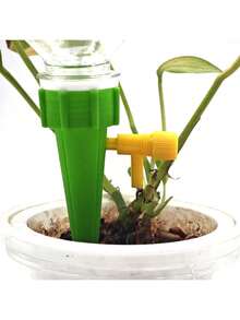 10PCS Self-Watering Plant Spikes - Automatic Drip Irrigation System With Adjustable Flow Control - mặc định - Xem 7