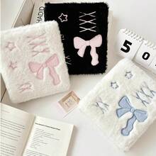 Album đựng thẻ A6 kiểu ballet hình nơ nhung, các trang bên trong dạng rời, album đựng thẻ nhỏ hình ngôi sao, 1 tập đựng thẻ ảnh Kpop hình nơ ngôi sao nhung, tập đựng thẻ ảnh dễ thương, tập đựng thẻ ảnh Hàn Quốc, tập đựng thẻ A6 6 vòng, sách sưu tập thẻ Kpop, album ảnh dạng rời, 10 trang với 4 ngăn để đựng bìa ảnh. - Nhiều màu - Xem 3