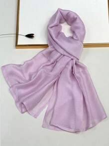 1 szt. Prosta, jednokolorowa, miękka i przyjazna dla skóry chusta na głowę, oddychająca, do codziennego noszenia, elegancka chusta na głowę do sukienki