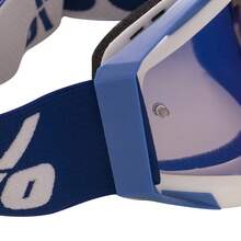 Motorcycle Goggles, Adjustable Strap Windproof Scratch Resistant Ventilated For Sports Cycling Snowboard - Xanh đậm - Xem 5