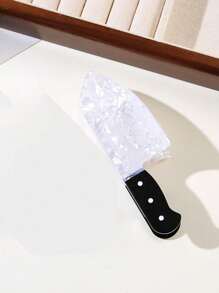 迷你仿刀亚克力发夹，女士时尚朋克风格创意发夹炊具装饰，爪夹，发夹，发夹，发夹，发夹 - 彩色 - 查看 4